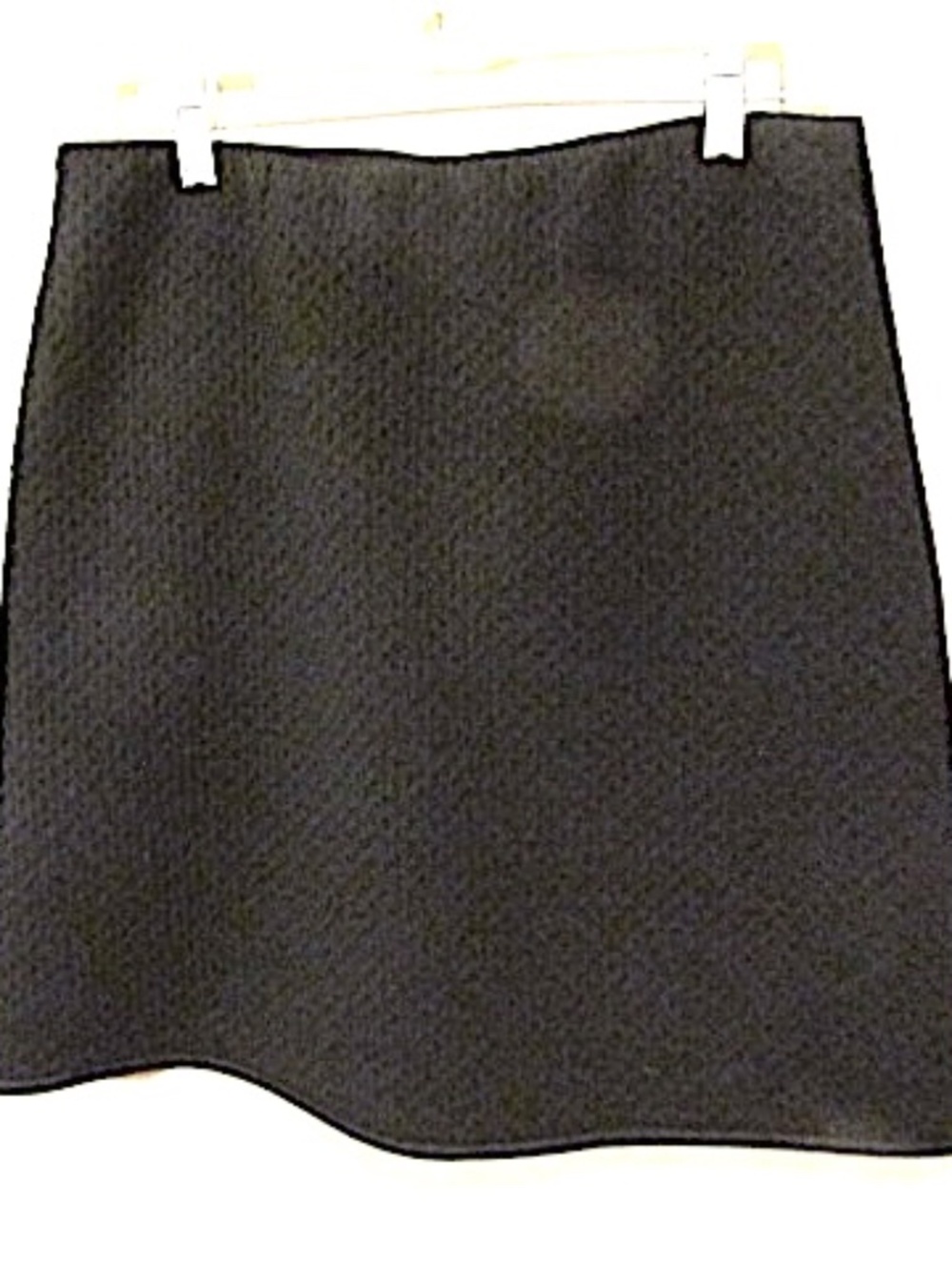 Max Studio Black Rope Weave Stretch Pull-on Mini Skirt, Size M